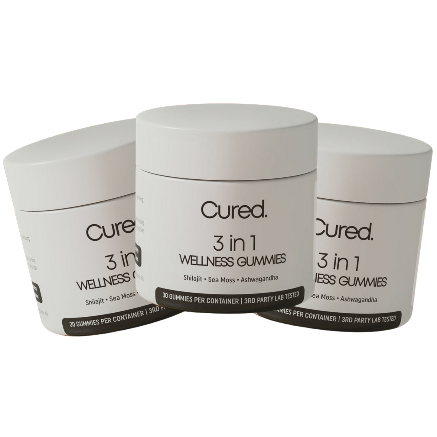 CURED. 3-IN-1 WHITE