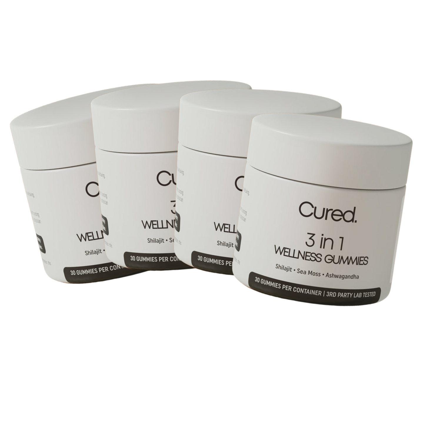 CURED. 3-IN-1 WHITE