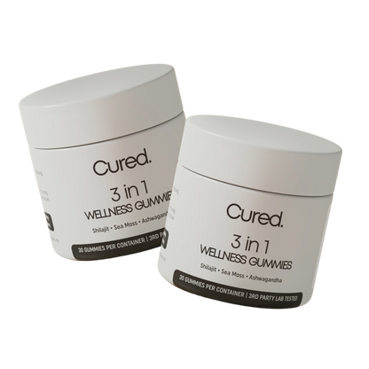 CURED. 3-IN-1 WHITE